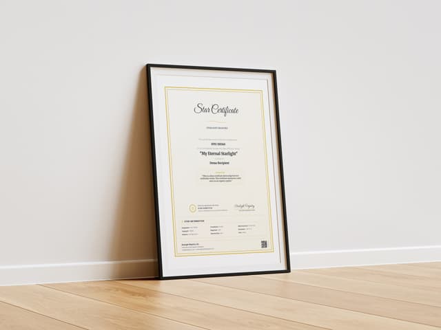 Certificate frame 6
