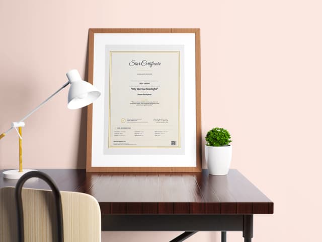 Certificate frame 9